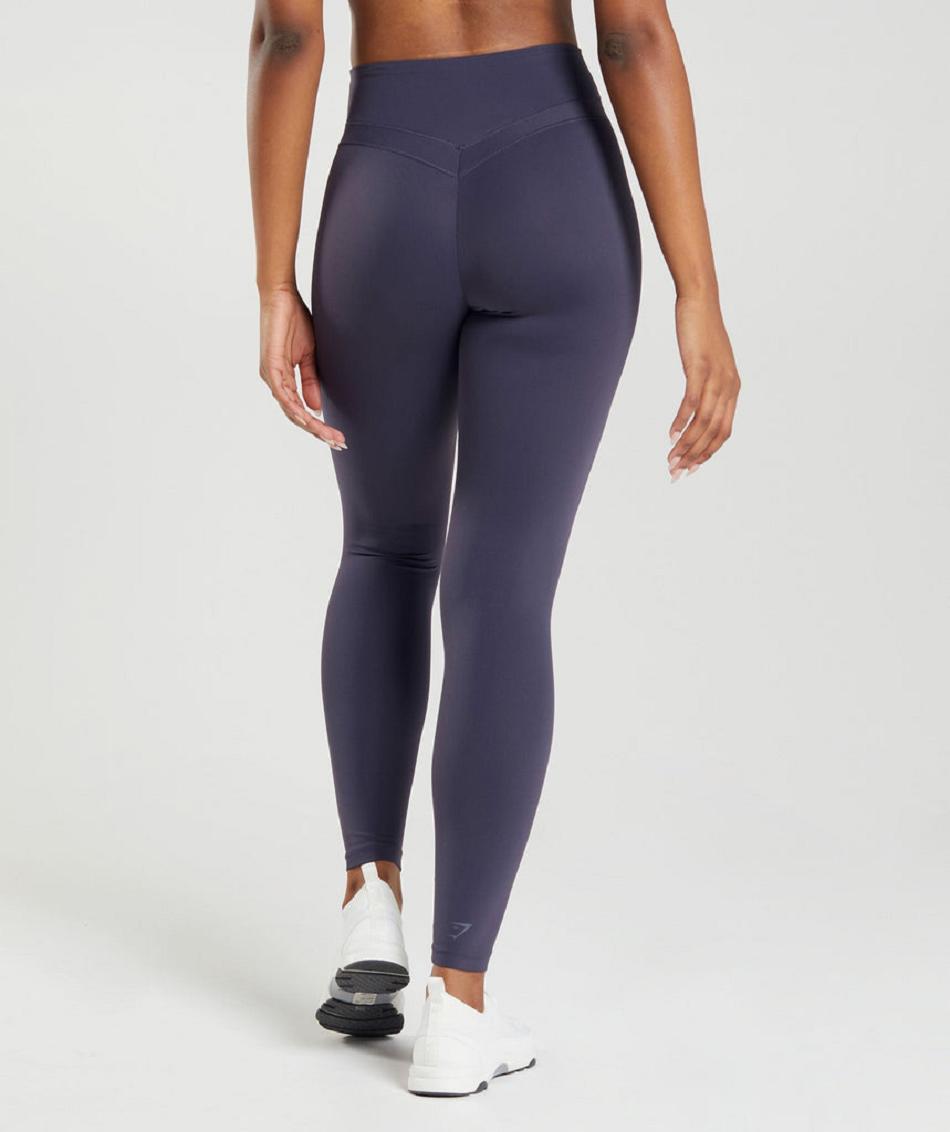 Leggins Gymshark Whitney High Rise Mujer Indigo | CO 2843KOR